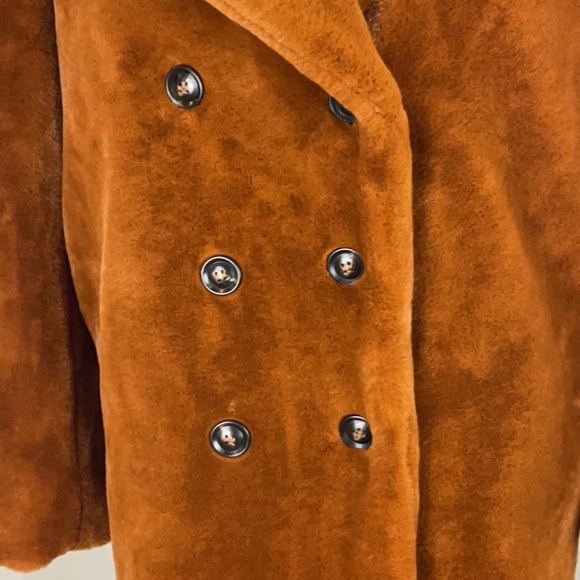 Lulu’s NWT Avante Brown Faux Fur Double Breasted Coat - Picture 8 of 13